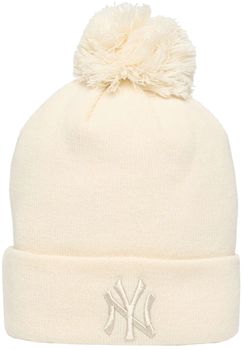 Čiapky New-Era  Wmns Metallic Bobble Beanie New York Yankees Hat