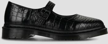 Balerínky/Babies Dr. Martens  Elphie MJ Mary Jane Shoe Black New Vibrance Croco