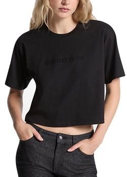 Tričká s krátkym rukávom MICHAEL Michael Kors  MK RHNSTONE T