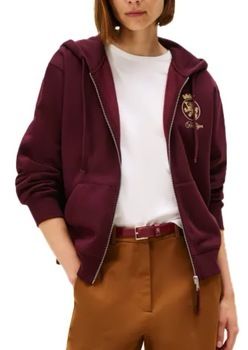 Mikiny Tommy Hilfiger  GOLD CREST TERRY ZIP THR