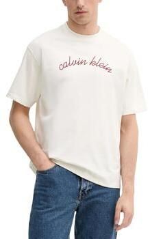 Tričká s krátkym rukávom Calvin Klein Jeans  SS CENTER CHAIN STIT LV04RC225G