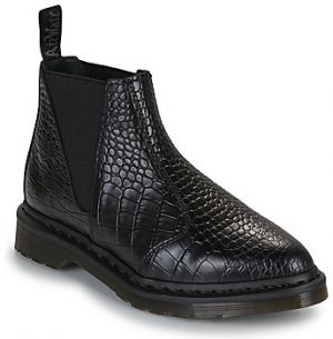Polokozačky Dr. Martens  Bianca II Chelsea Boot Black New Vibrance Croco