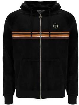 Mikiny Sergio Tacchini  Albi Velour Zip Hoodie Track Top Black/Gold