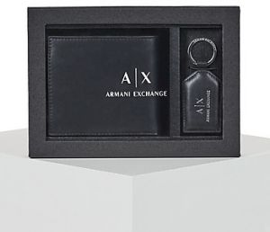 Peňaženky Armani Exchange  PLAIN LEATHER GIFT SET