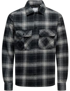 Košele s dlhým rukávom Only & Sons   ONSCEDRIC LIFE CHECK OVERSHIRT NOOS 22030843