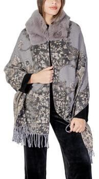 Kabáty Ayfee  MANTELLA FLOWER CON FRANGE FAKE FUR CAM25361