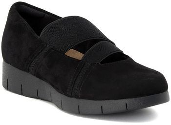 Balerínky/Babies Clarks  BALLERINA ELASTICI CAMOSCIO NERO
