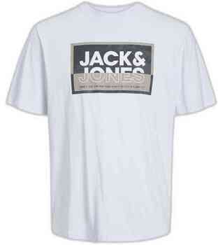 Tričká s krátkym rukávom Jack & Jones  12254194-WHITE