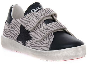 Nízke tenisky Naturino  1A02 ANNIE ZEBRA NERO