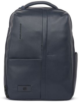 Ruksaky a batohy Piquadro  BLU ZAINO IN PELLE