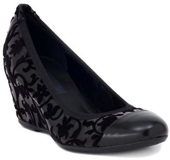 Lodičky Frau  FLOCCATO NERO