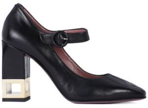 Lodičky Albano  DECOLTE NAPPA NERA