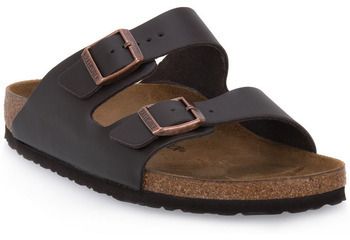 Šľapky BIRKENSTOCK  ARIZONA DARK BROWNN LEA CALZ S