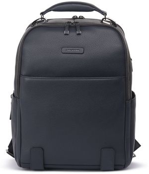 Ruksaky a batohy Piquadro  BLU ZAINO IN PELLE