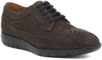 Nízka obuv do mesta Marco Ferretti  INGLESE NABUK ANTRACITE