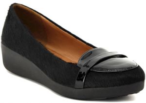 Balerínky/Babies FitFlop  FIT FLOP POP LOAFER BLACK
