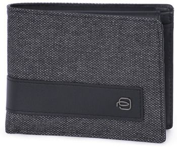 Peňaženky Piquadro  PORTAFOGLIO GRIGIO UOMO