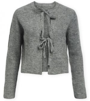 Vesty bez rukávov/Cardigany Object  Noos Parvi Cardigan - Medium Grey Melange