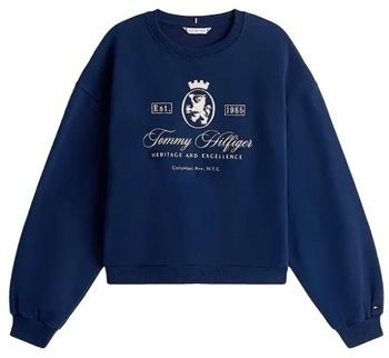 Mikiny Tommy Hilfiger  VARSITY CREST FLEECE SWT