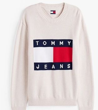 Svetre Tommy Jeans  TJM REG MELANGE FLAG SWE