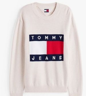 Svetre Tommy Jeans  TJM REG MELANGE FLAG SWE