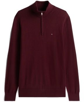 Svetre Tommy Hilfiger  ESSENTIAL COTTON ZIP MOC