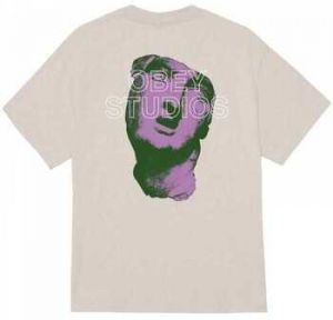 Tričká s krátkym rukávom Obey  studios statue