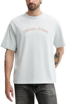 Tričká s krátkym rukávom Calvin Klein Jeans  SS CENTER CHAIN STIT LV04RC225G