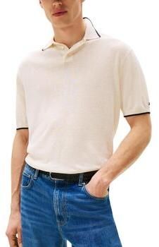 Polokošele s krátkym rukávom Tommy Hilfiger  TENCEL LINEN KNITTED MW0MW40539
