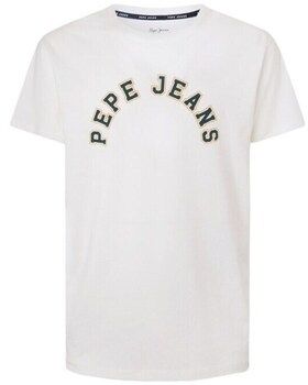 Tričká s krátkym rukávom Pepe jeans  WESTEND TEE FUTURE ECRU