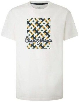 Tričká s krátkym rukávom Pepe jeans  WARREN FUTURE ECRU
