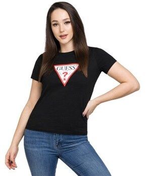 Tričká s krátkym rukávom Guess  W1YI1BI3Z14JBLK