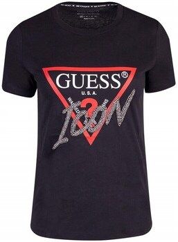 Tričká s krátkym rukávom Guess  W3BI42I3Z14JBLK