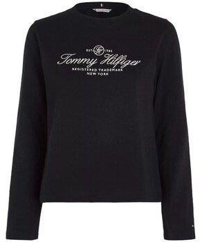 Tričká s krátkym rukávom Tommy Hilfiger  SCRIPT C-NK LS