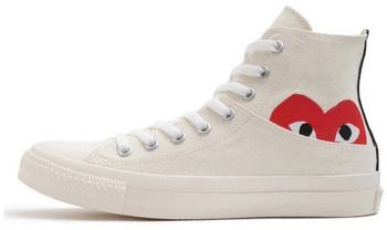 Módne tenisky Comme Des Garcons  Converse  White Half Logo