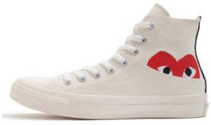 Módne tenisky Comme Des Garcons  Converse  White Half Logo