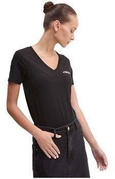 Tričká s krátkym rukávom Guess  W4YI23J1314JBLK