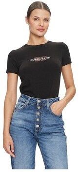 Tričká s krátkym rukávom Guess  W4YI03J1314JBLK