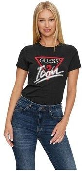 Tričká s krátkym rukávom Guess  W4YI32I3Z14JBLK