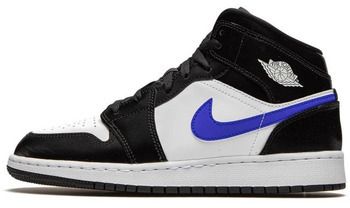 Členkové tenisky Nike  1 Mid Black Racer Blue White