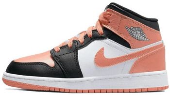 Členkové tenisky Nike  1 Mid Light Madder Root