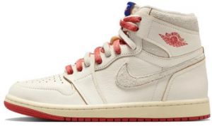 Členkové tenisky Nike  1 Retro High Rare Air Sail Cinnabar