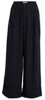 Padavé nohavice Vila  Mie Trousers - Navy Blazer