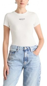 Tričká s krátkym rukávom Tommy Jeans  TJW SLIM ESS LOGO 1 TEE