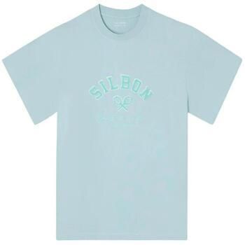 Tričká s krátkym rukávom Silbon  133726 aguamarina