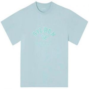 Tričká s krátkym rukávom Silbon  133726 aguamarina