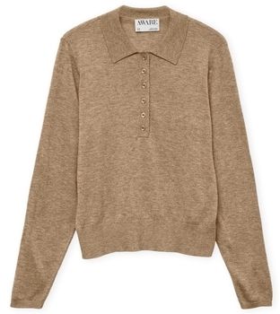 Polokošele s dlhým rukávom Aware  Noos Polo Sikita - Natural Melange