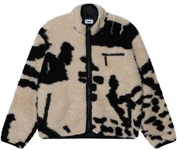 Flísové mikiny Obey  Shaggy Sherpa Jacket
