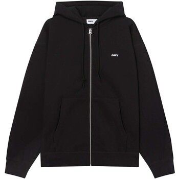 Mikiny Obey  Established Works Bold Zip Hood Ii Fleece
