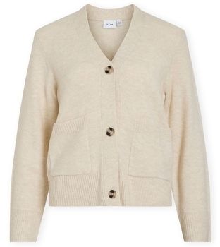 Vesty bez rukávov/Cardigany Vila  Miraz Cardigan - Birch